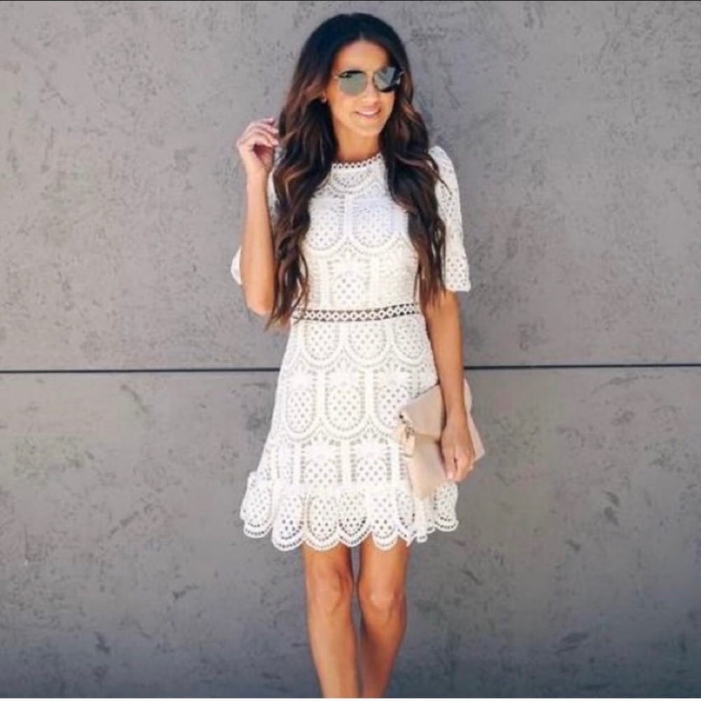 Vici Pineapple Under The Sea Eyelet Dress